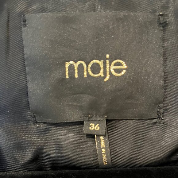 Maje Madone Leather Jacket - Picture 5 of 9